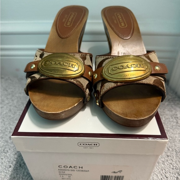 Coach Shoes - Coach heels size 7.5. Addisyn heel